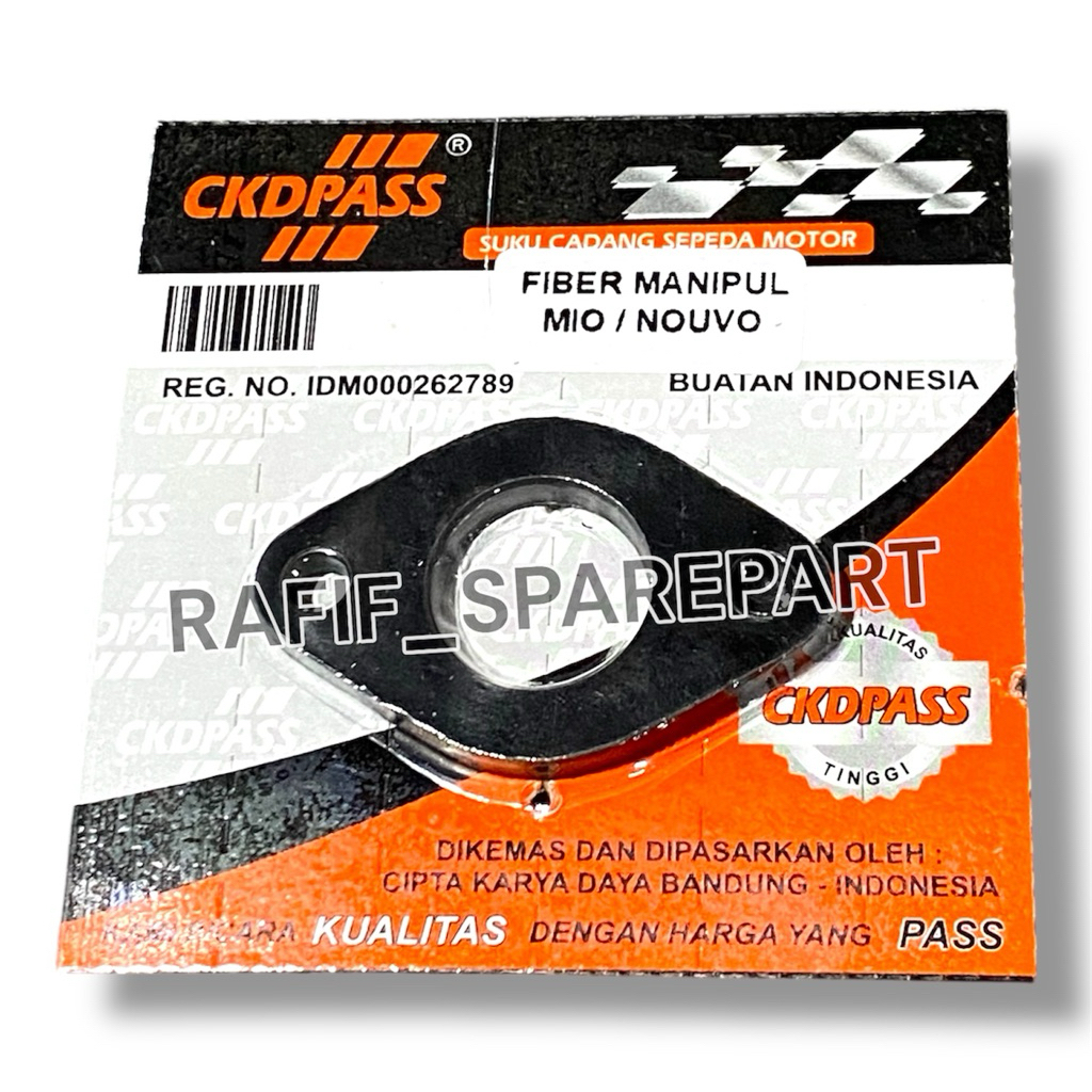 BONIT MIO KARBURATOR MANIPOL FIBER EBONIT INSULATOR MIO SPORTY NOUVO FINO