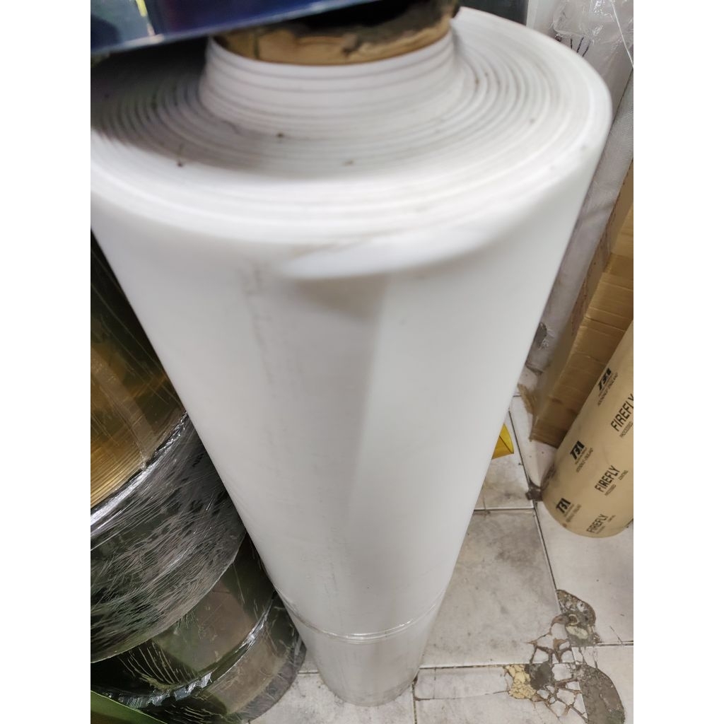 Ptfe sheet / teflon lembatan / teflon ptfe 5mm x 1m x 1m