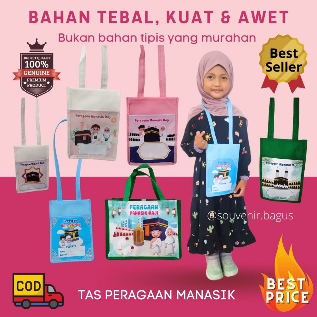 Tas Souvenir Manasik Haji Umroh Anak PAUD TK SD Madrasah Ngaji Oleh Oleh Manasik Haji