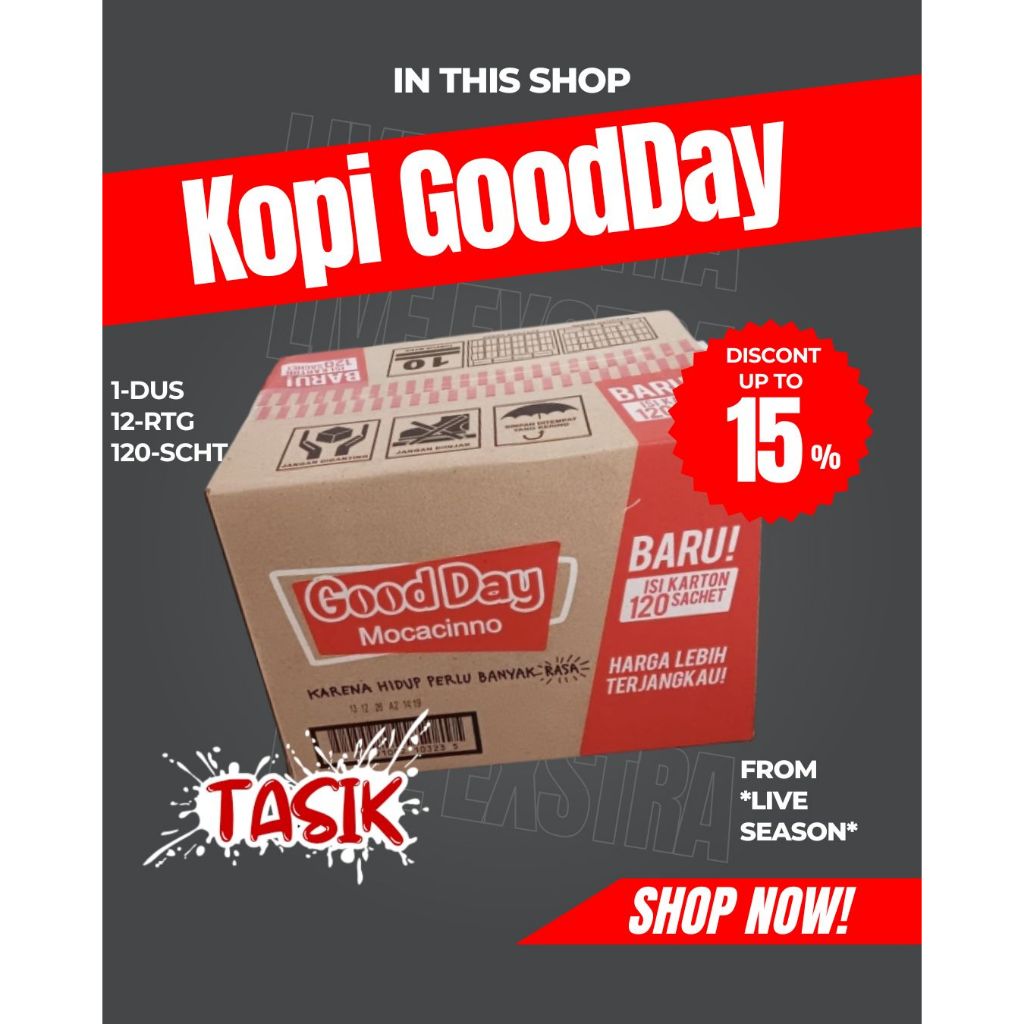 Kopi GoodDay Mocacinno 1-DUS/ 12Renteng
