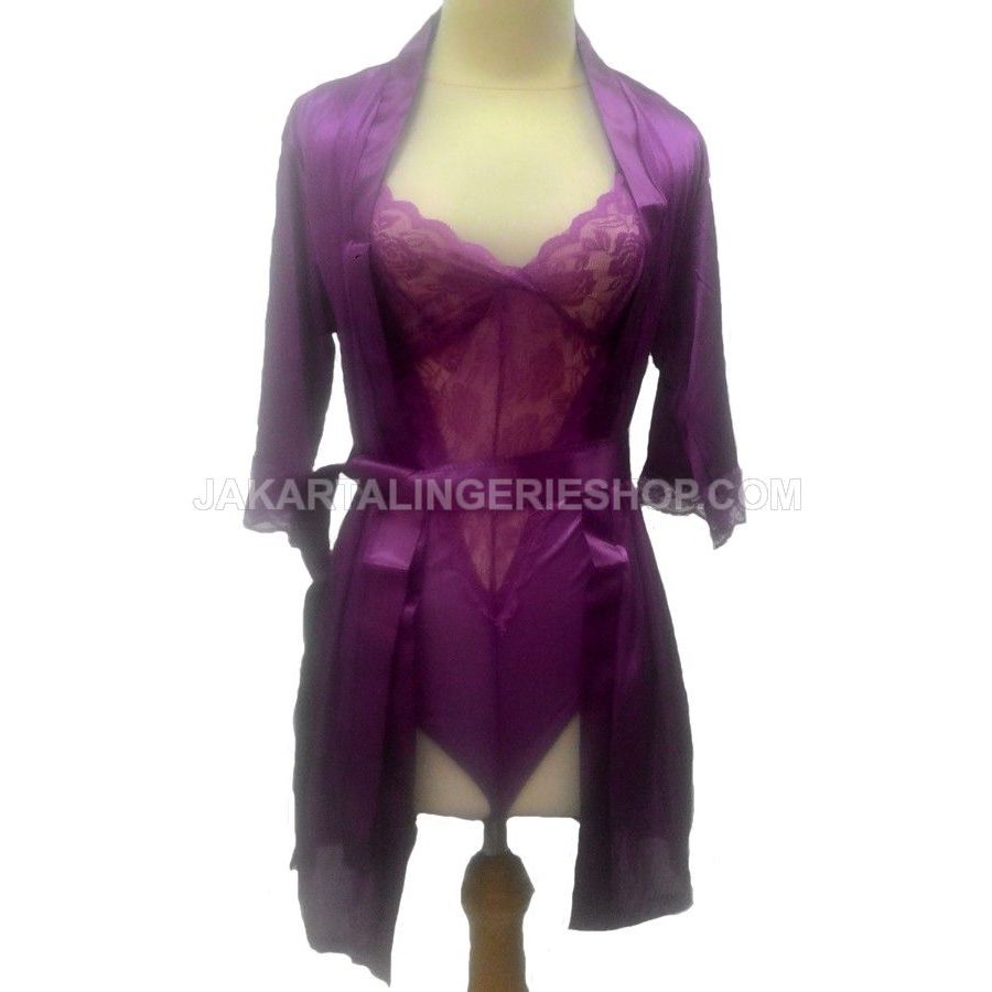 Jakarta Lingerie Sexy Hot Binal Babydoll JLK505B My Perfect Purple Girl Baju Tidur Wanita Dewasa Tra