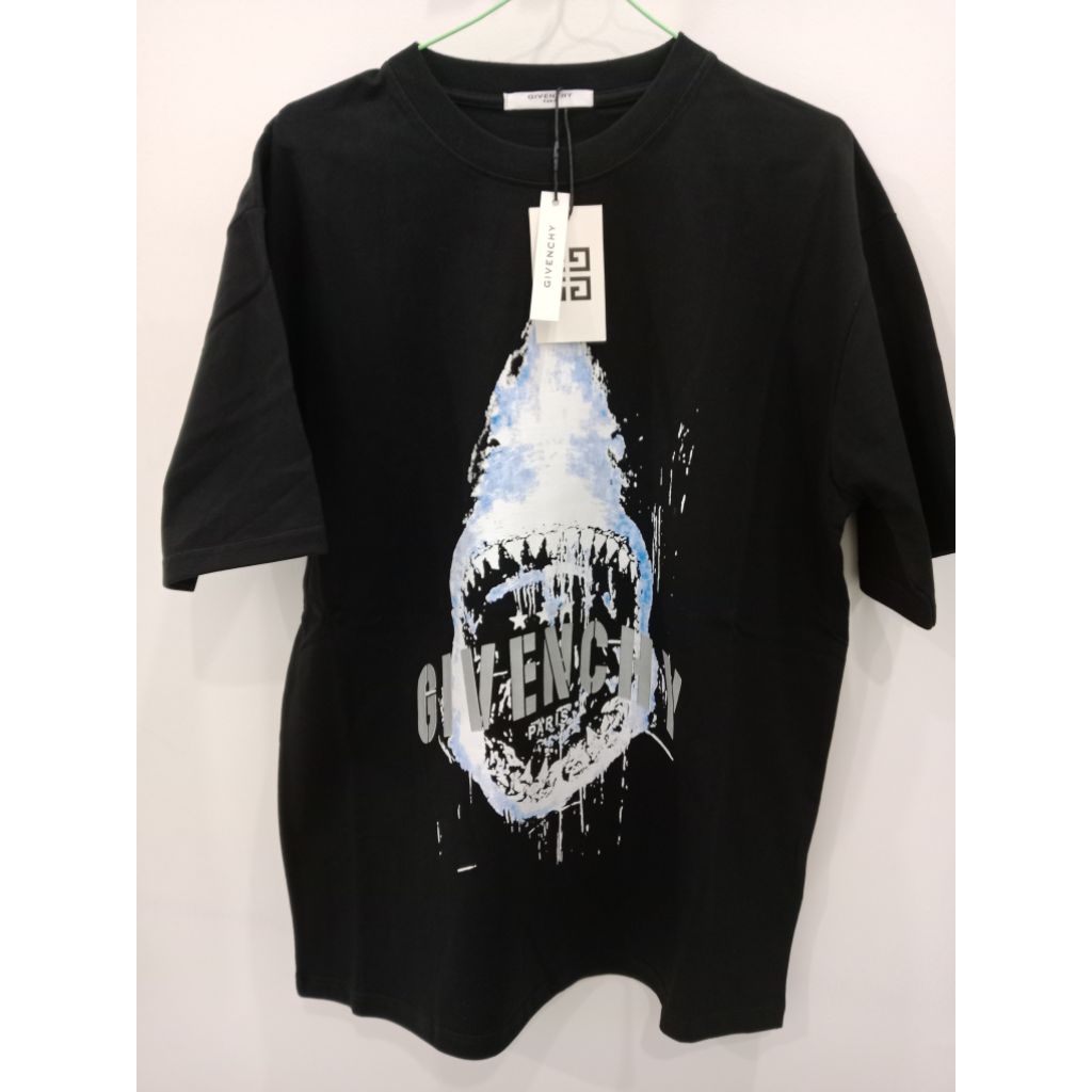 T-shirt Pria Original # GIVENCHY # Navy