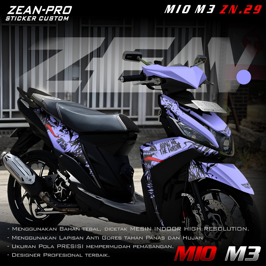(PROMO COD) TERBARU Decal Sticker Yamaha Mio M3 125 Full body - Stiker Skotlet Variasi Modifikasi MI