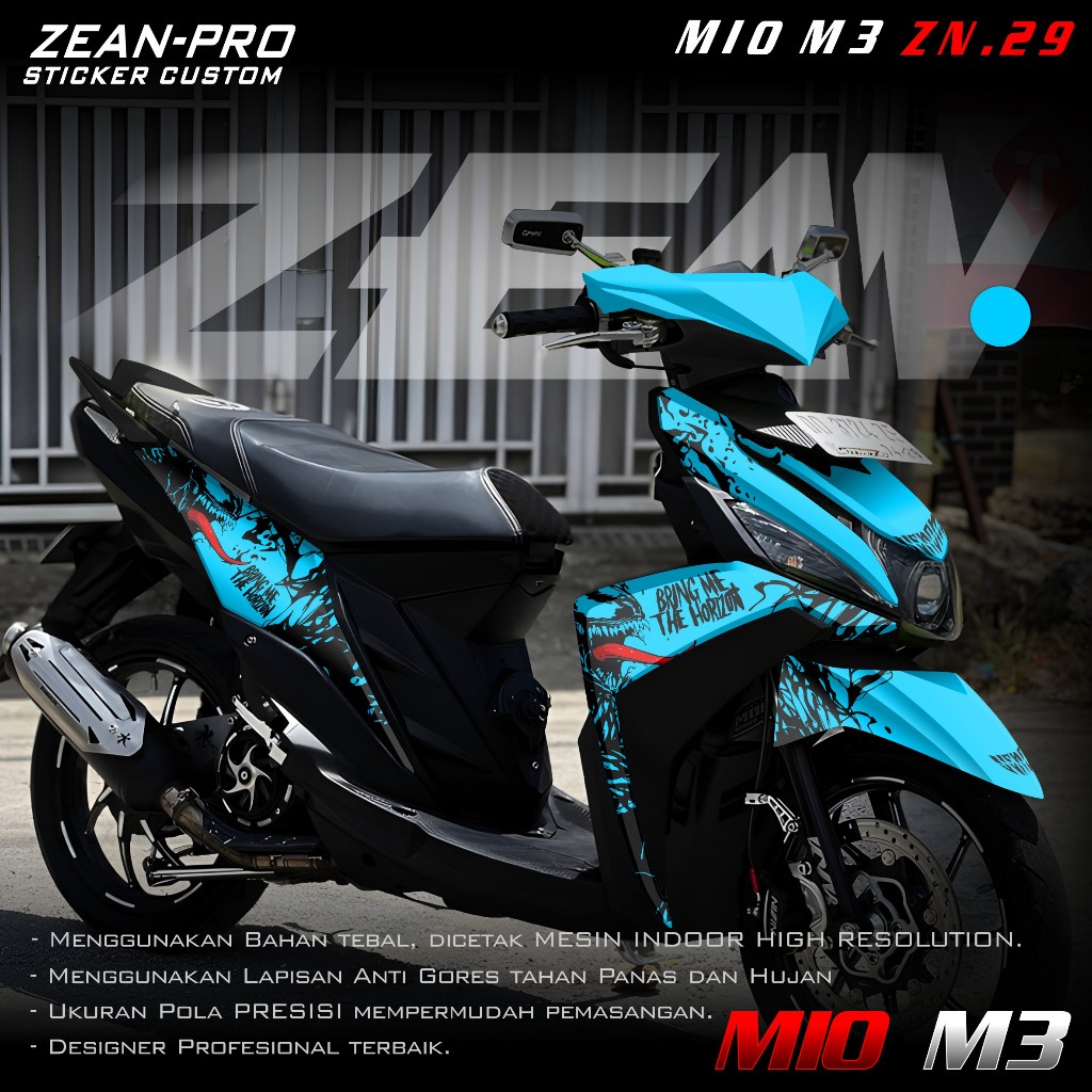 (PROMO COD) TERBARU Decal Sticker Yamaha Mio M3 125 Full body - Stiker Skotlet Variasi Modifikasi MI