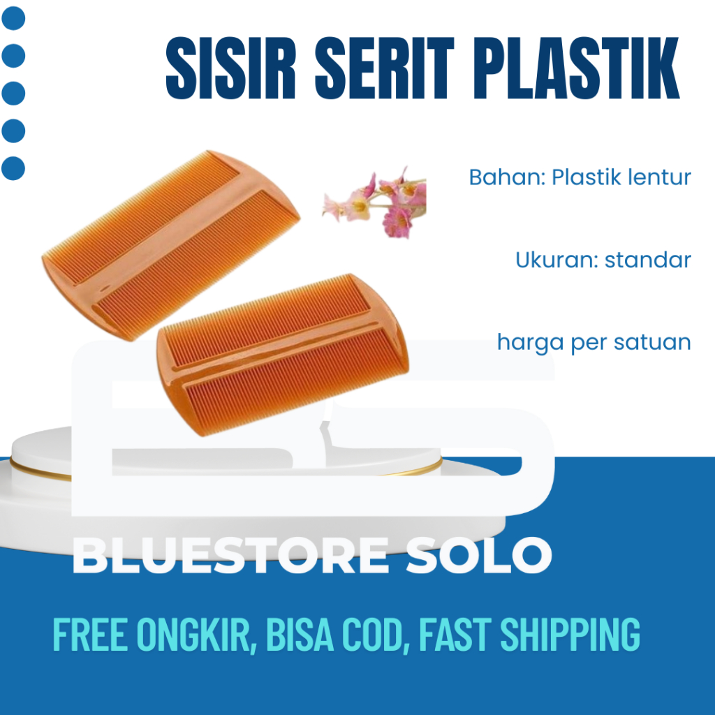 Sisir Serit Plastik / Sisir Kutu / Sisir Serit Twin Pendek