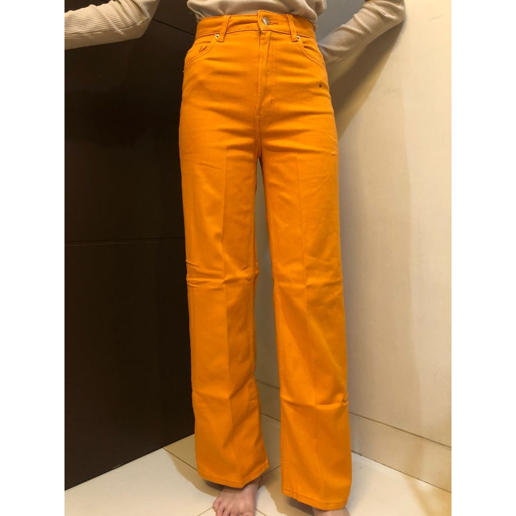 H&M Jeans Kulot Orange