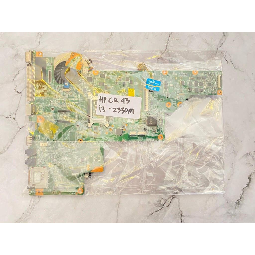 motherboard HP CQ 43 I3-2330M Ram 2GB DDR3 100% Normal