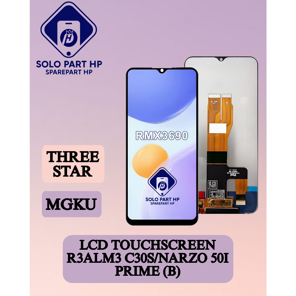 Solo Part HP Sparepart Lcd & Touchscreen RLM C30S /NRZ 50I PRIME