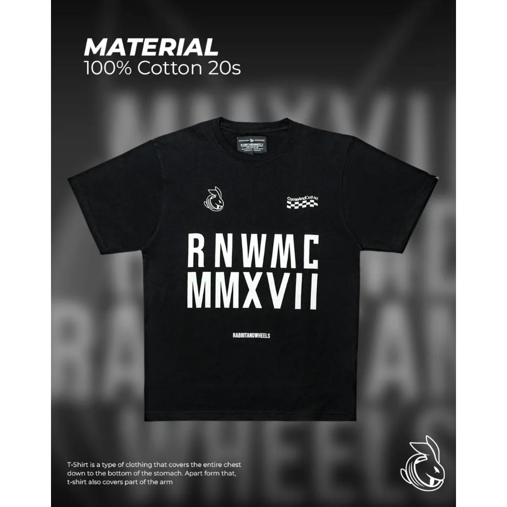 Rabbit And Wheels Tshirt Century Kaos Rider