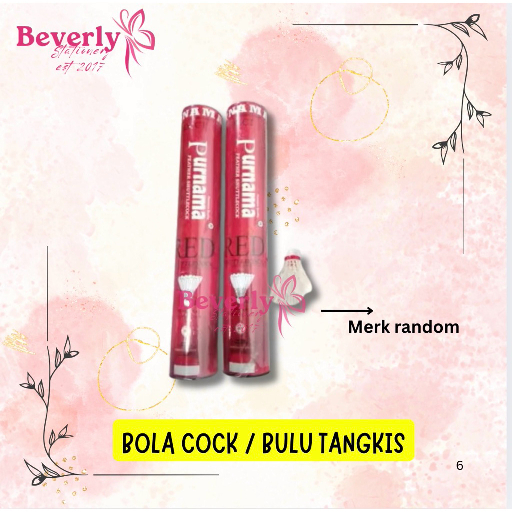 SHUTTLECOCK / BOLA BULU TANGKIS / BOLA KOK PURNAMA