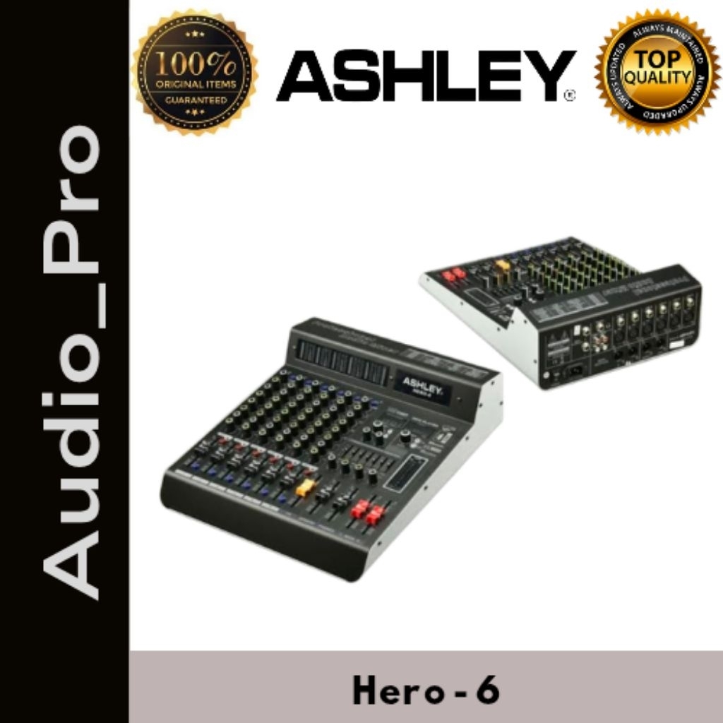 MIXER ASHLEY HERO-6 ORIGINAL / ASHLEY HERO 6 / HERO6 MIXER 6 CHANEL