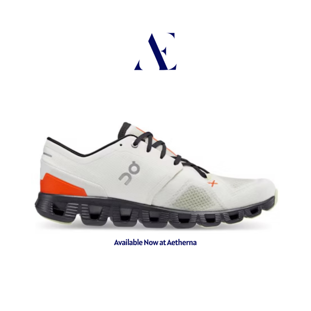 Aetherna. - Sepatu Running Cloud X3 Ivory Flame Authentic