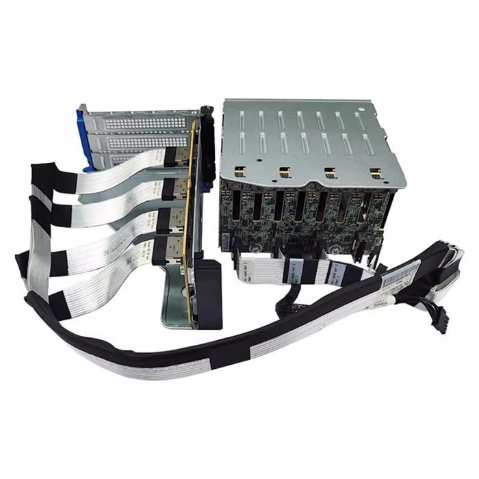 867807-B21 HPE DL38X Gen10 4-port 8 NVMe Primary slim SAS FIO riser & 826689-B21 HPE DL38X NVMe 8 So