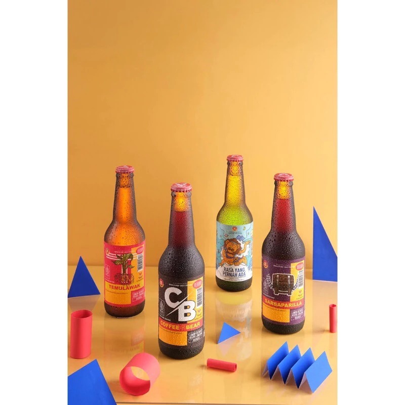 COFFEE BEER MINUMAN SODA/SARSAPARILLA/RASA YANG PERNAH ADA/TEMULAWAK 320ML HALAL