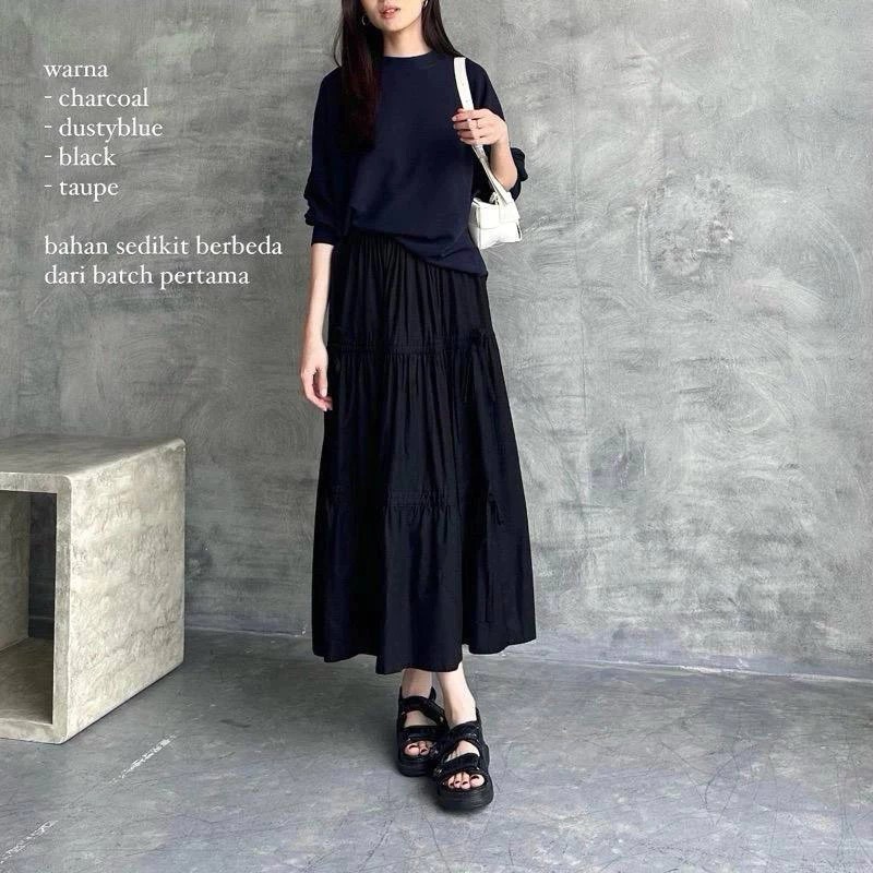 Rok JASMINE Coquette / Rok Wanita Pita Serut / Rok Coquette
