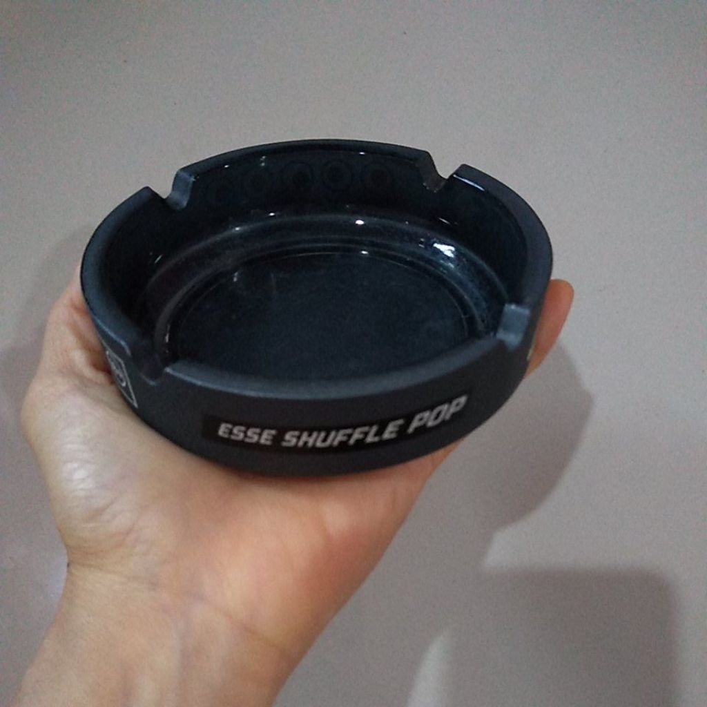 PROMO LIMITED EDITION ASBAK ESSE BLUE METALIK TEBAL 1PCS