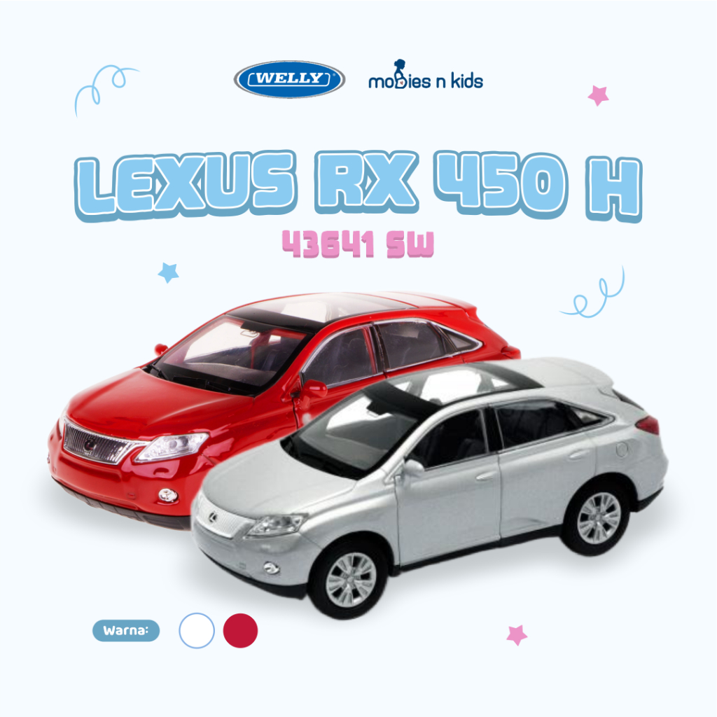 Mobies n Kids - Welly Lexus RX 450 H | Mobil Miniatur | Mainan Anak & Koleksi