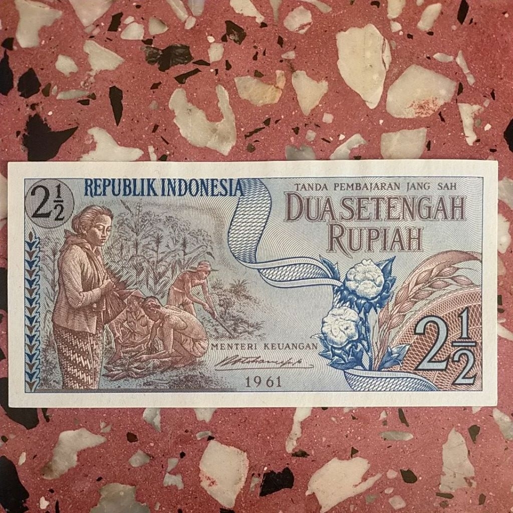 2,5 rupiah sandang pangan 1961