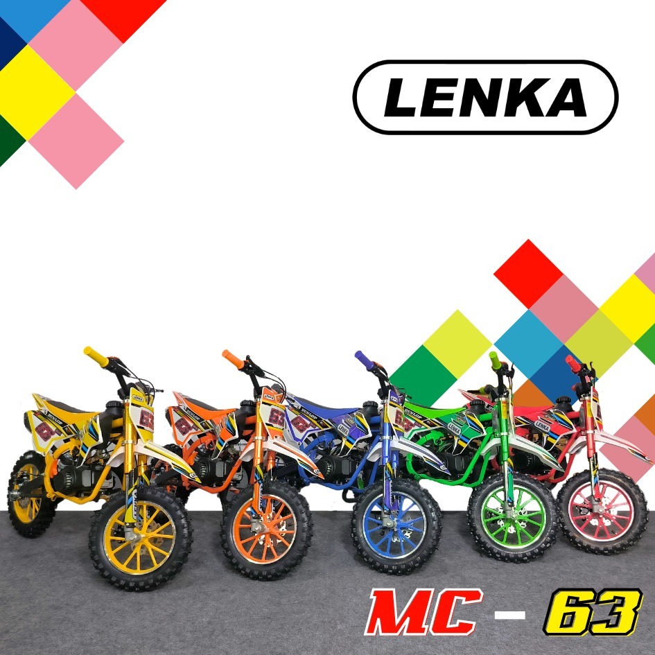 Mini Trail Lenka MC63 2Tak Matik Motor Mini Trail Motor Anak Lenka