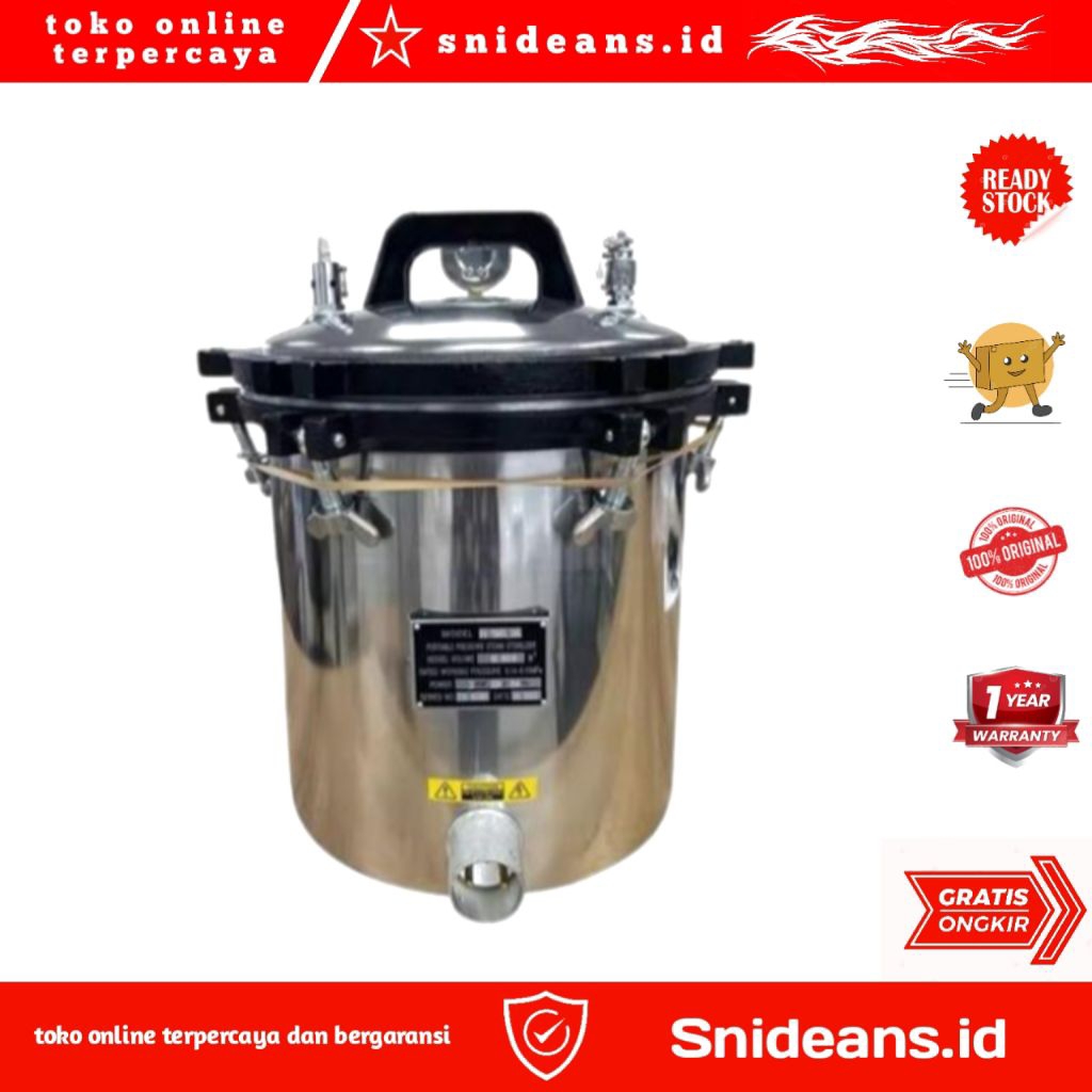Portable Pressure Steam Sterilizer Autoclave 18 Liter FAITHFULPortable Pressure Steam Sterilizer Aut