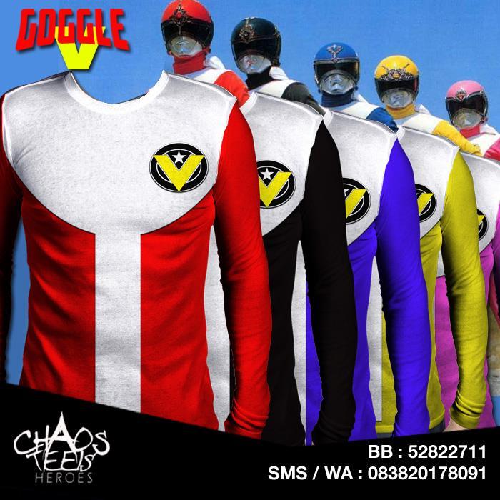 GOGGLE V tshirt longlsleeve fullprint