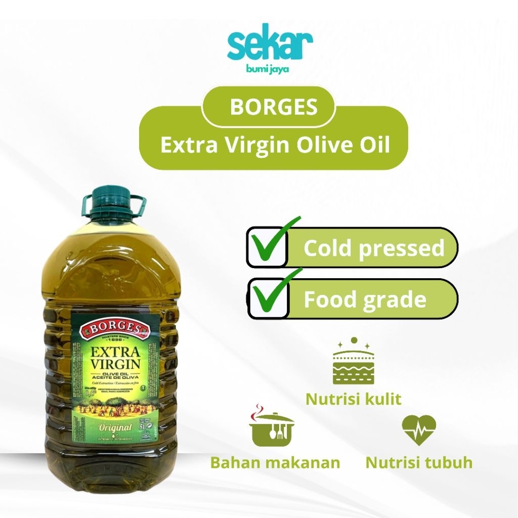 Extra Virgin Olive Oil Borges 5 Liter