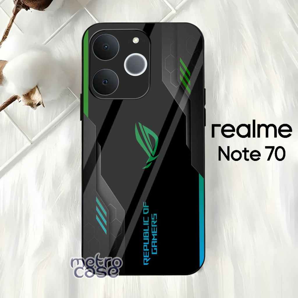 Softcase Hp Glass Kaca Kilau REALME NOTE 70 - REALME NOTE 70 2025 - NOTE 70 - REALME NOTE 70 - G63