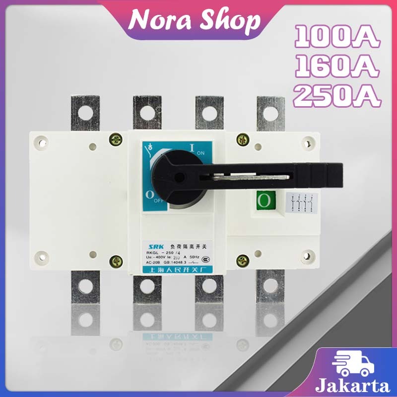 100A/160A/250A  Change Over Switch / Change Over Switch 4P Beban Tegangan Rendah