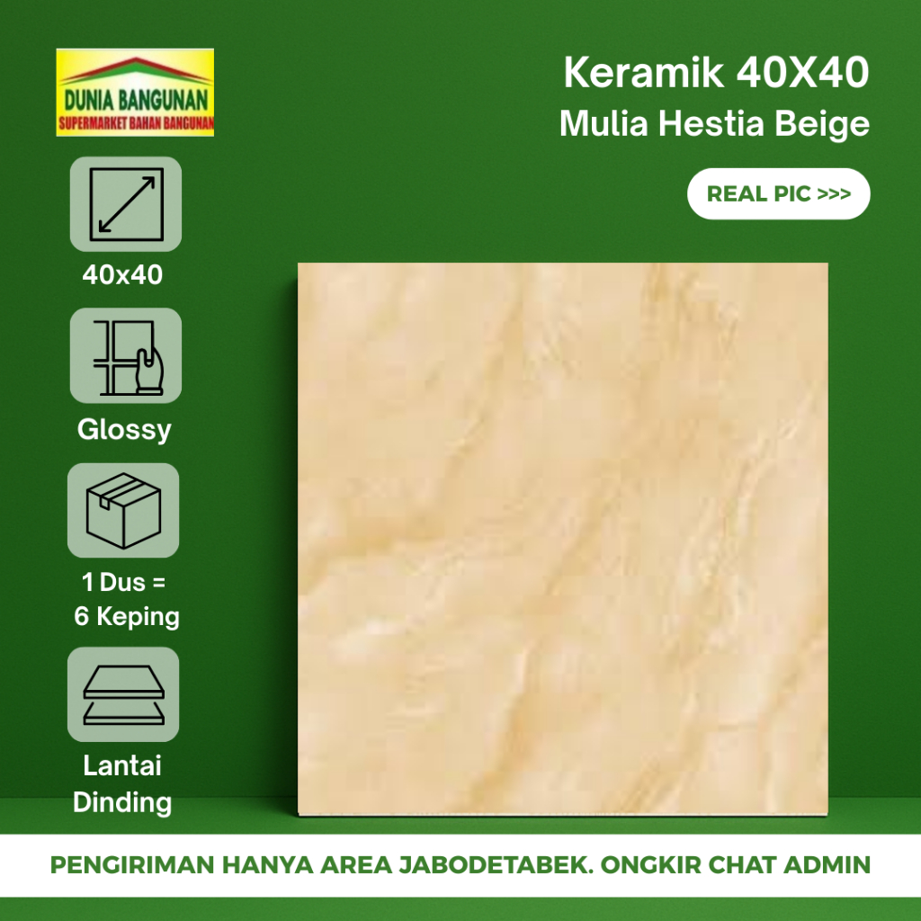 Keramik 40x40 Lantai Mulia Hestia Beige Keramik Marble Beige Keramik Lantai