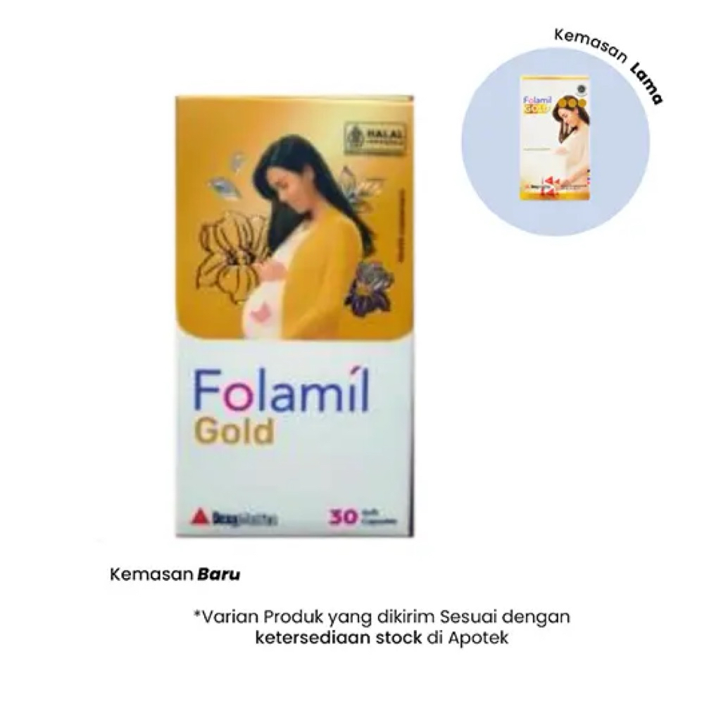 Folamil Gold |multivitamin ibu hamil dan menyusui |Multivitamin ampuh|bayi cerdas