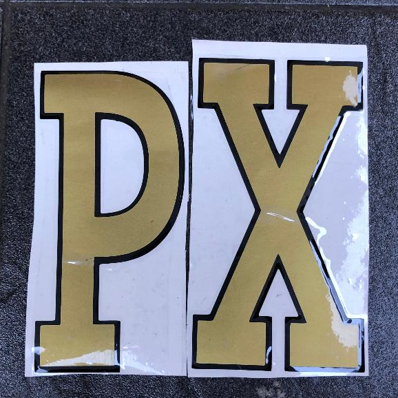 Stiker Vespa PX gold oracal untuk vespa PX mk1, exlusive, spartan dll
