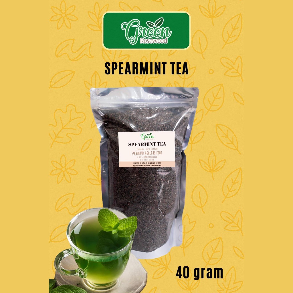 [DAUN UTUH] SPEARMINT TEA / TEH DAUN SPEARMINT / PURE SPEARMINT TEA / DRIED SPEARMINT TEASPEARMINT T