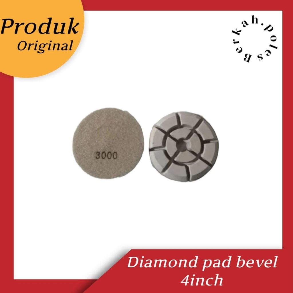 Diamond pad poles granit marmer teraso beton semen Diamond pad bevel -3000