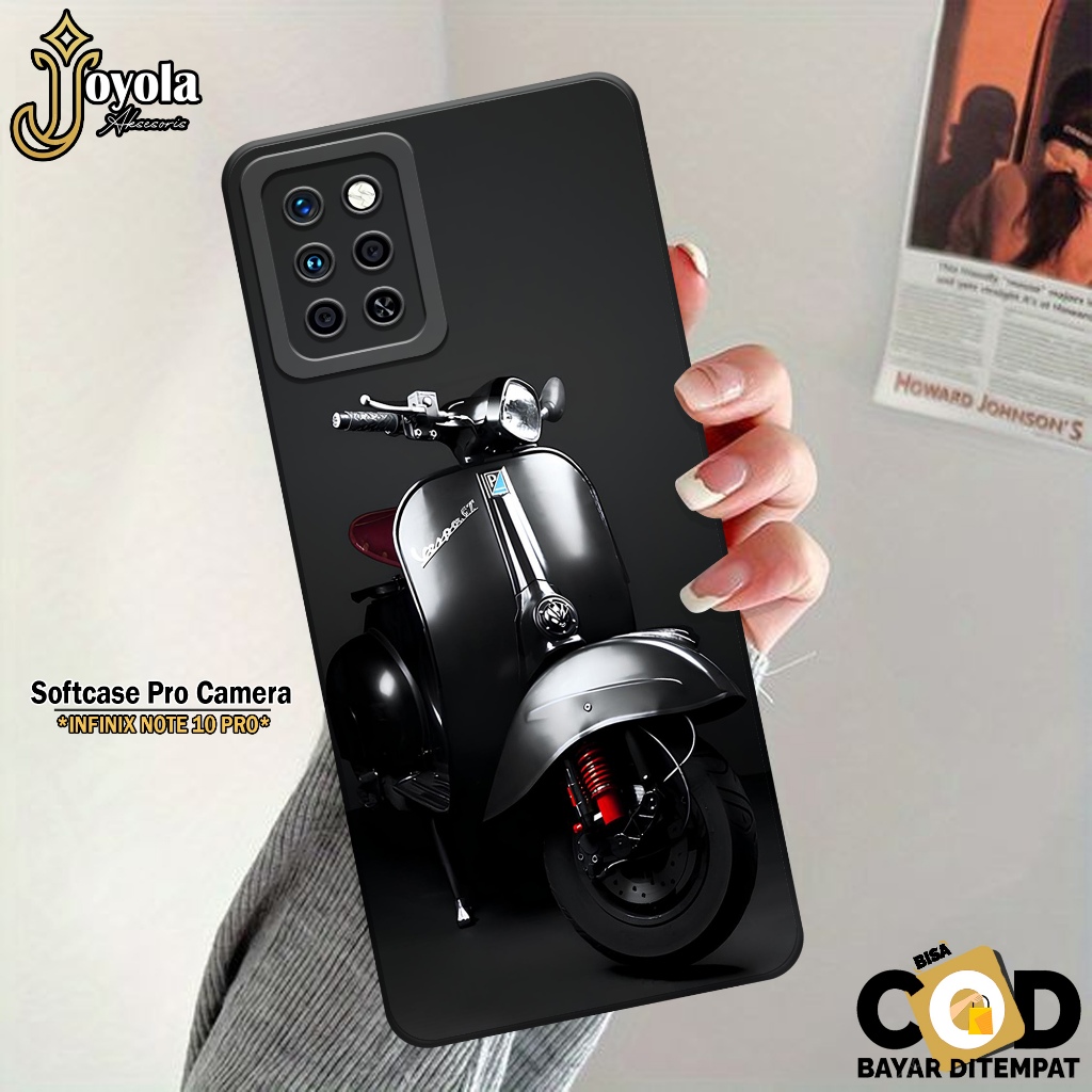 Softcase Hp Infinix Note 10 Pro JOYOLA Fashion Case Vespa Case Infinix Note 10 Pro Silikon Tpu Pro C