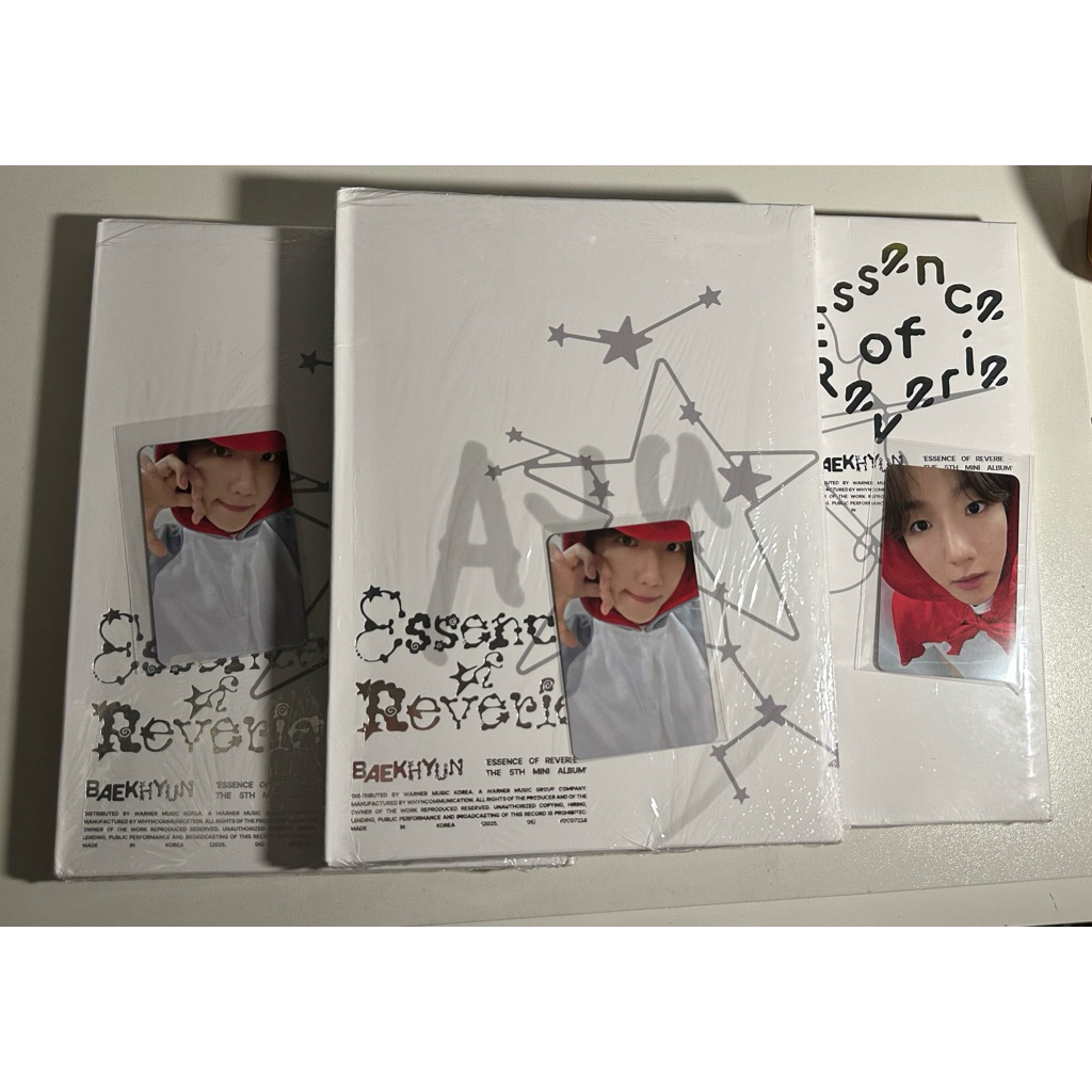 ALBUM BAEKHYUN ESSENCE OF REVERIE X FANSIGN MAKESTAR