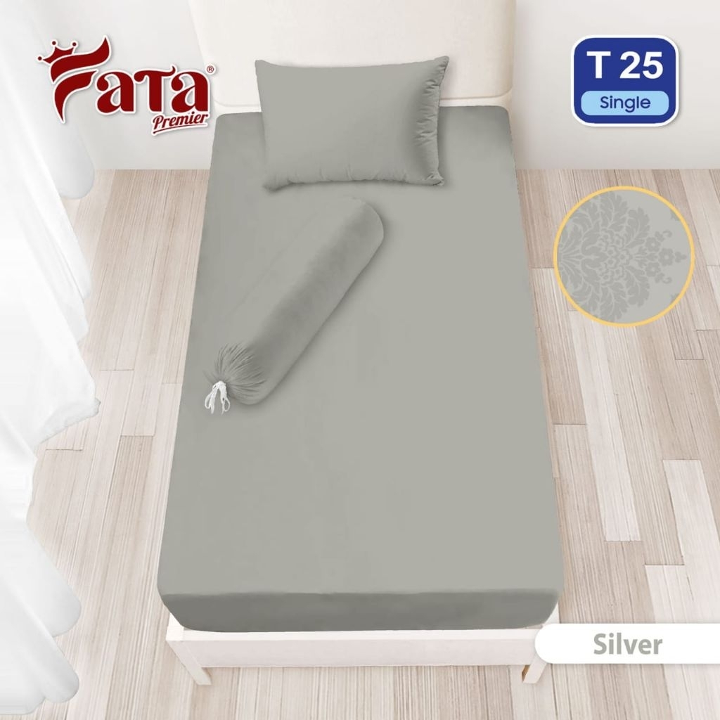 Fata - Sprei Polos Embos Silver Uk Single 90x200 /100x200 cm
