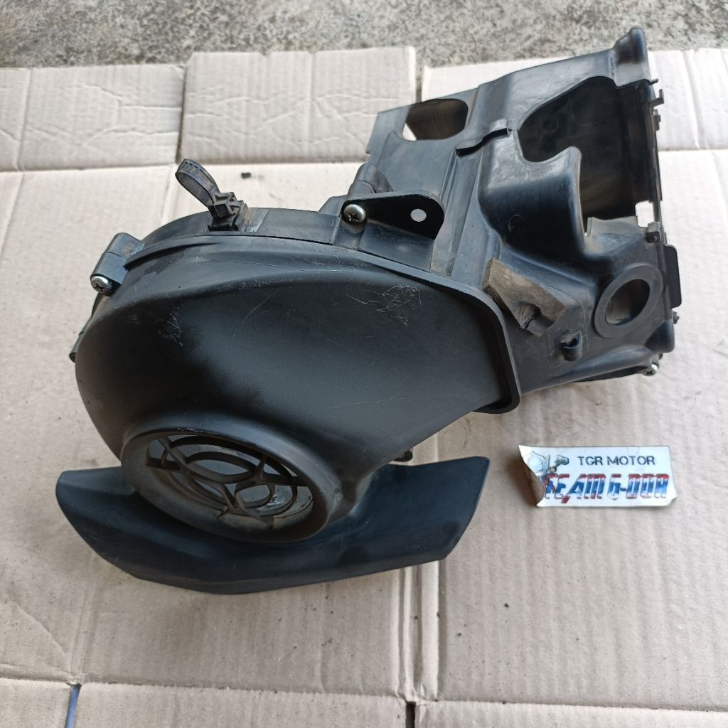 cover kaper dek kap kondom mesin set tutup kipas original yamaha mio gear fazzio freego bekas