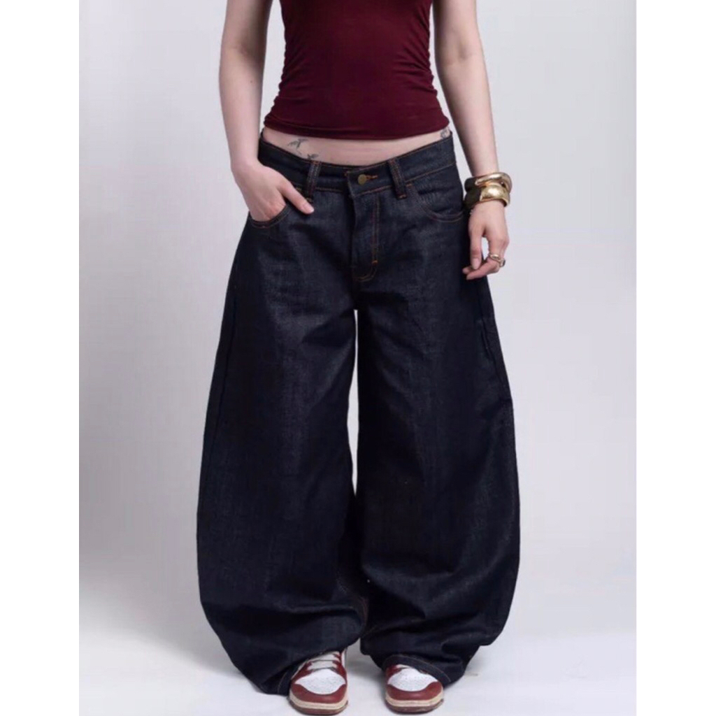 WEAR SAREY BAGGY JEANS (BARU SDH DICUCI)