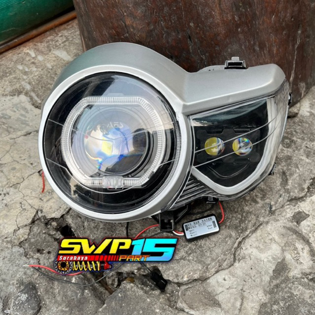 Reflektor Tiger Pece Custom Biled AES V2 Lampu Tiger Pece Biled AES