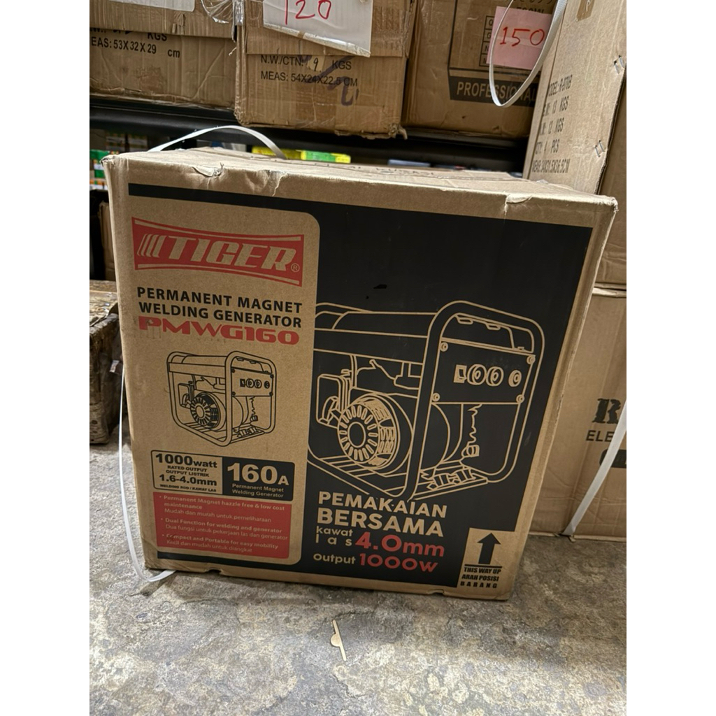 Generator Mesin Las Inverter TIGER PMWG 160 Inverter Welding