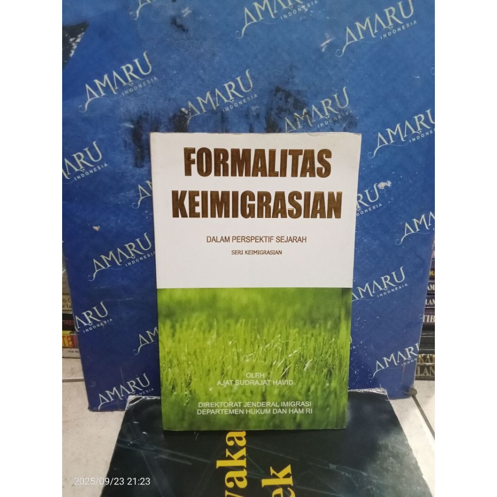 ORIGINAL BUKU FORMALITAS KEIMIGRASIAN SERI  KEIMIGRASIAN