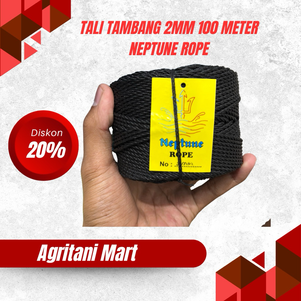 Tali Tambang 1 mm 200meter Neptune - Tali Layangan / Tali Tambang PE 1mm - Tali Karamba - Tali Kree