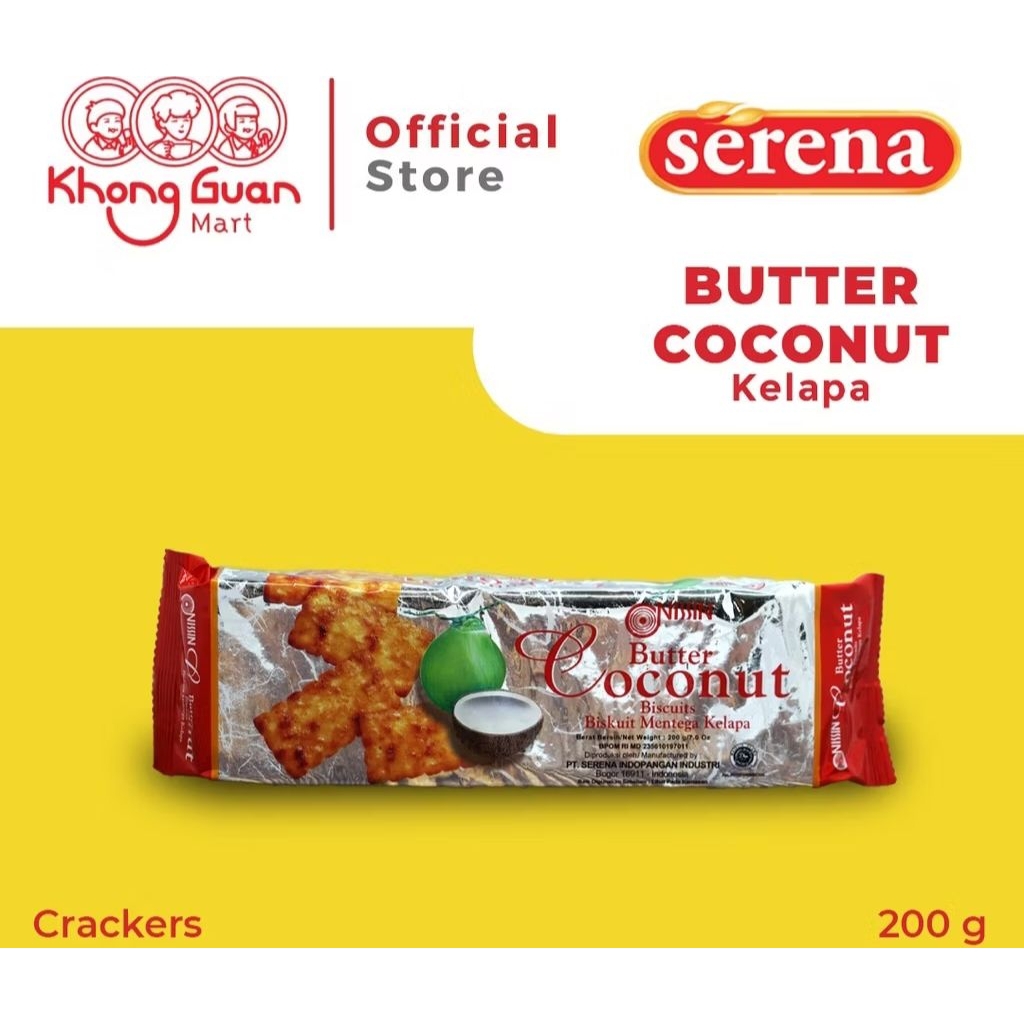 Nissin Butter Coconut Biskuit Roti Mentega Kelapa