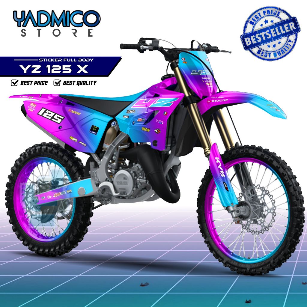 【PROMO】 Decal YZ 125X 2022 Full Body / Stiker Motor YZ 125 X 2022 Fullbody / Dekal YZ 125 2022 / Str