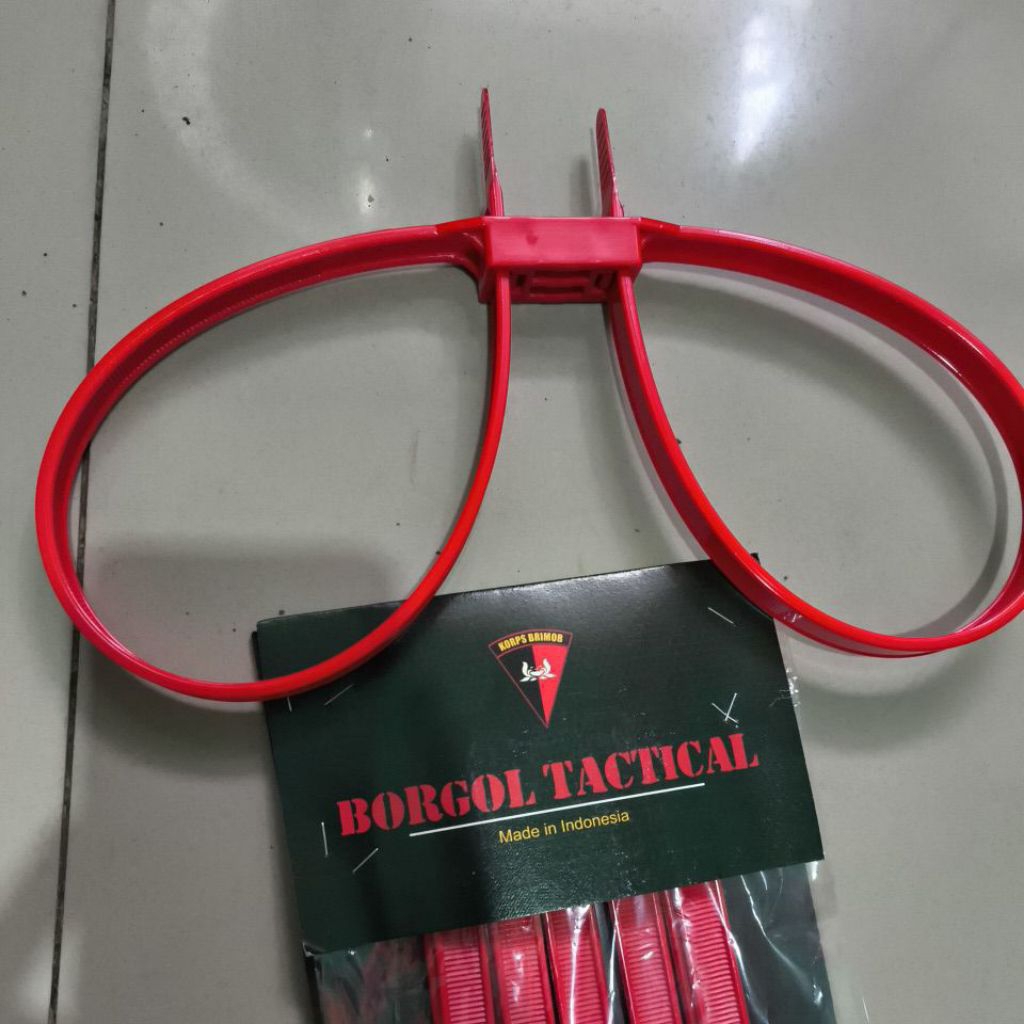 BORGOL TANGAN BAHAN PLASTIK ASLI JATAH POLRI