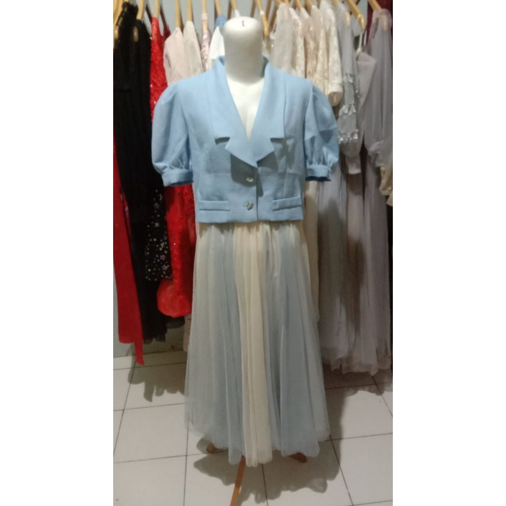 Setelan Rok wanita/ Dres mewah/Dres Pesta
