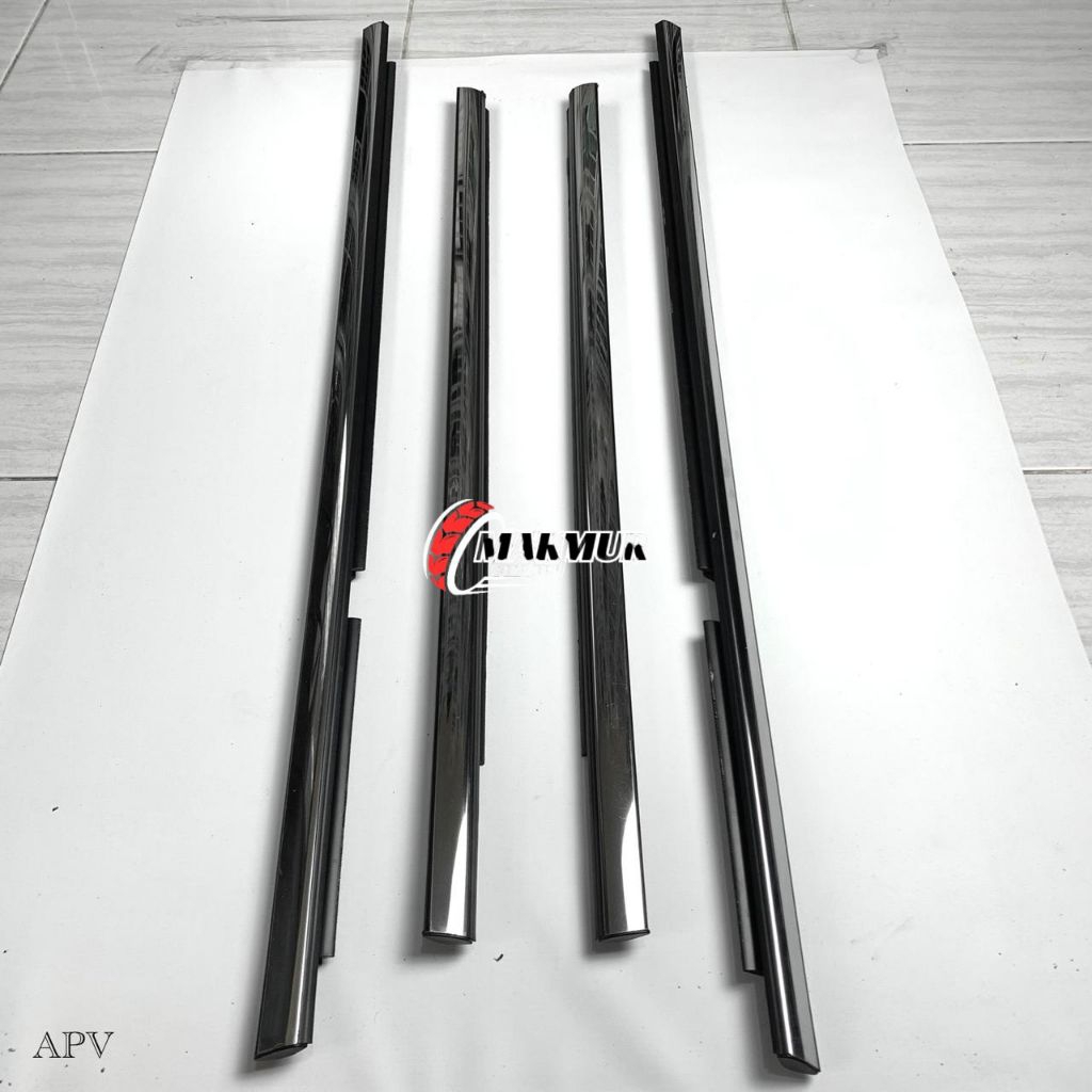 KARET PELIPIT PELIPIT KACA SUZUKI APV LAMA CHROME 1 SET