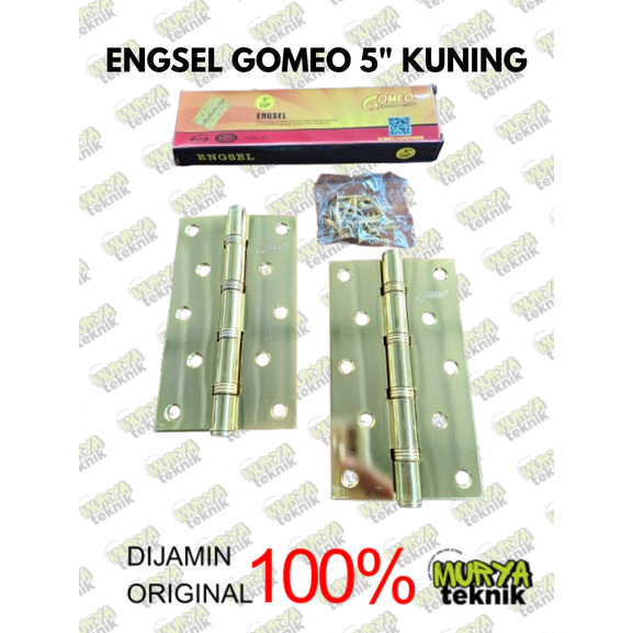 Engsel Jendela Engsel Pintu Rumah GOMEO 5 inch KUNING