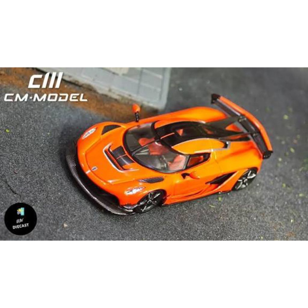 cm model koenigsegg jesko orange