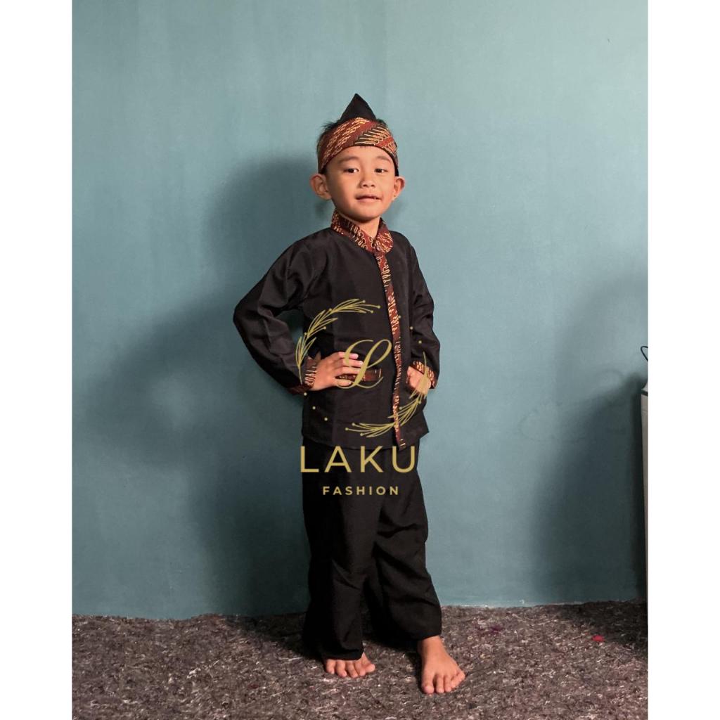 BAJU PANGSI ANAK/ BAJU PANGSI ADAT SUNDA / BAJU ADAT SUNDA / SETELAN PANGSI ANAK BATIK COD